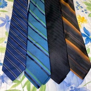 🔹Set of 4- Murano Silk Ties🔹